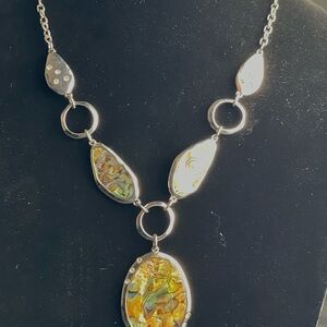 Bella Dahl Silver and Gold Pendant Necklace